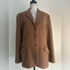 Ralph Lauren Wool Herringbone Women's Jacket / Blazer — Size 12